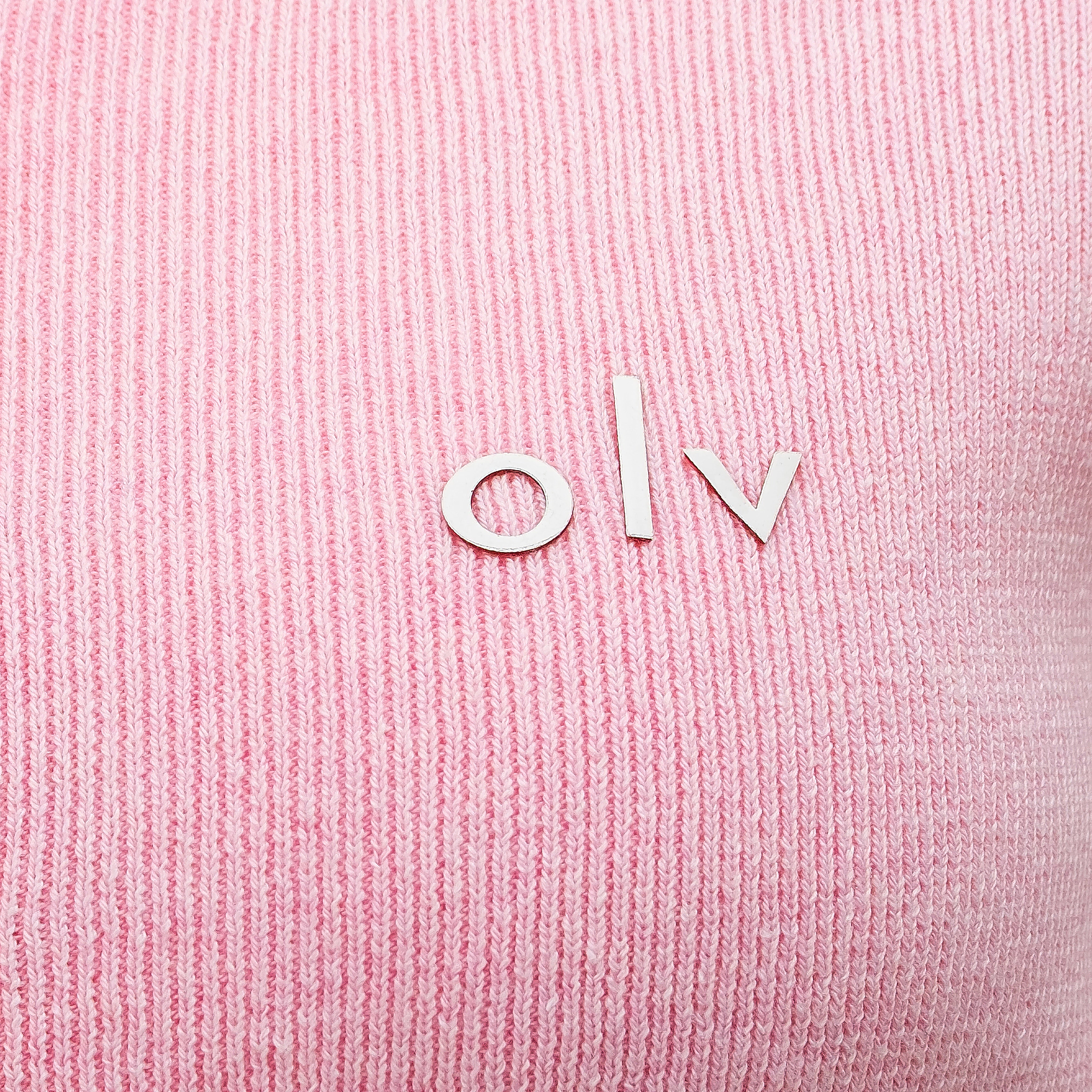 OLAVOGA MALES Pullover-Set mit Knopfleiste - Rosa
