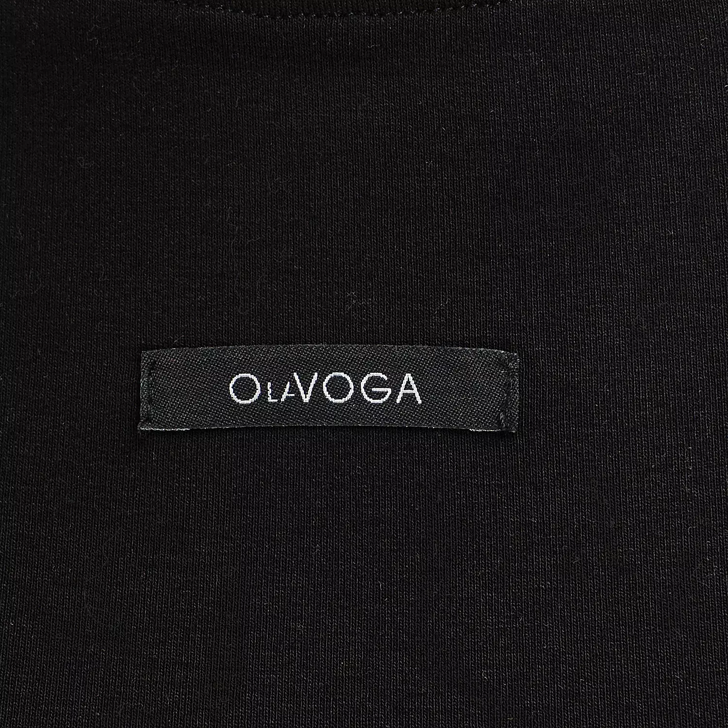 Damenbluse mit Bügelfalten OLAVOGA NELA - Schwarz
