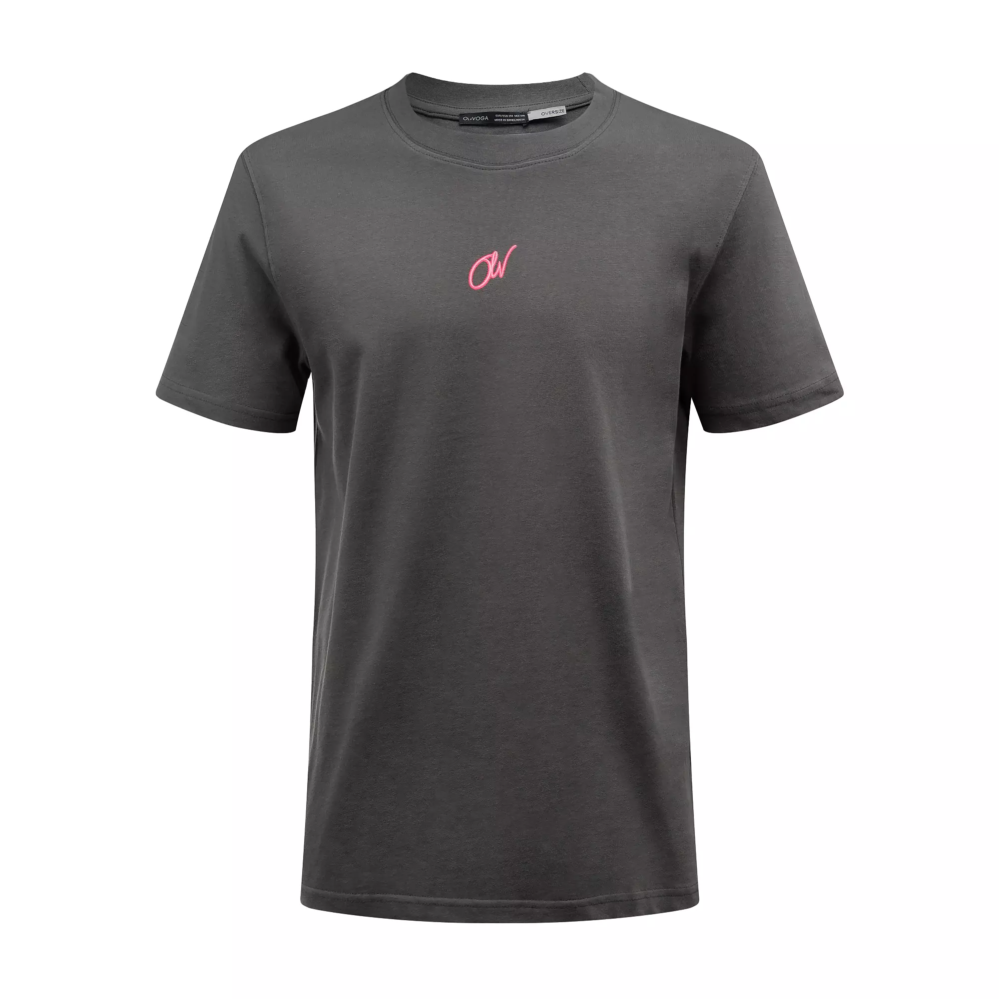 OLAVOGA VELMAR unisex oversize T-shirt - Graphite