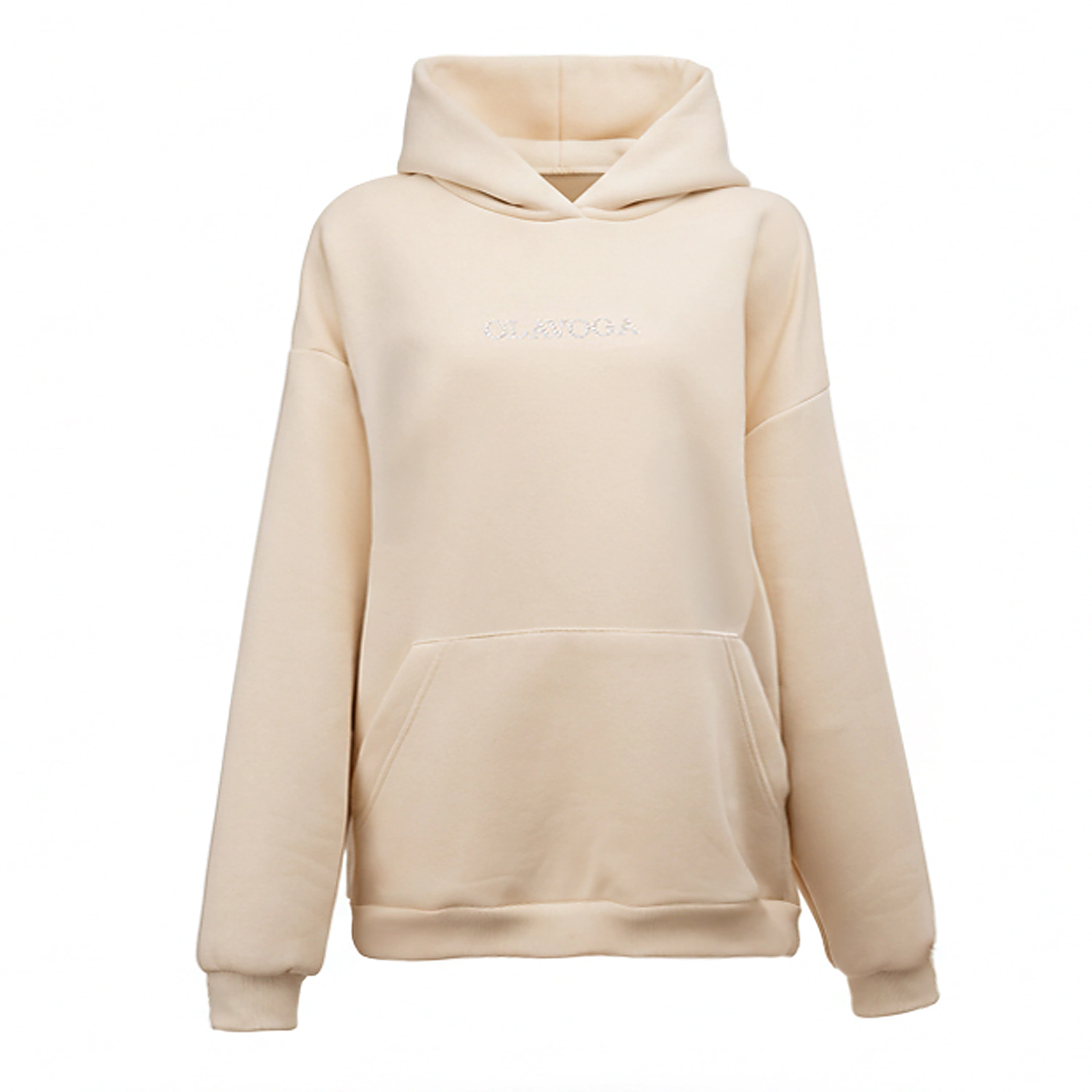 Bluza damska z kryształkami OLAVOGA MILEA - Coconut