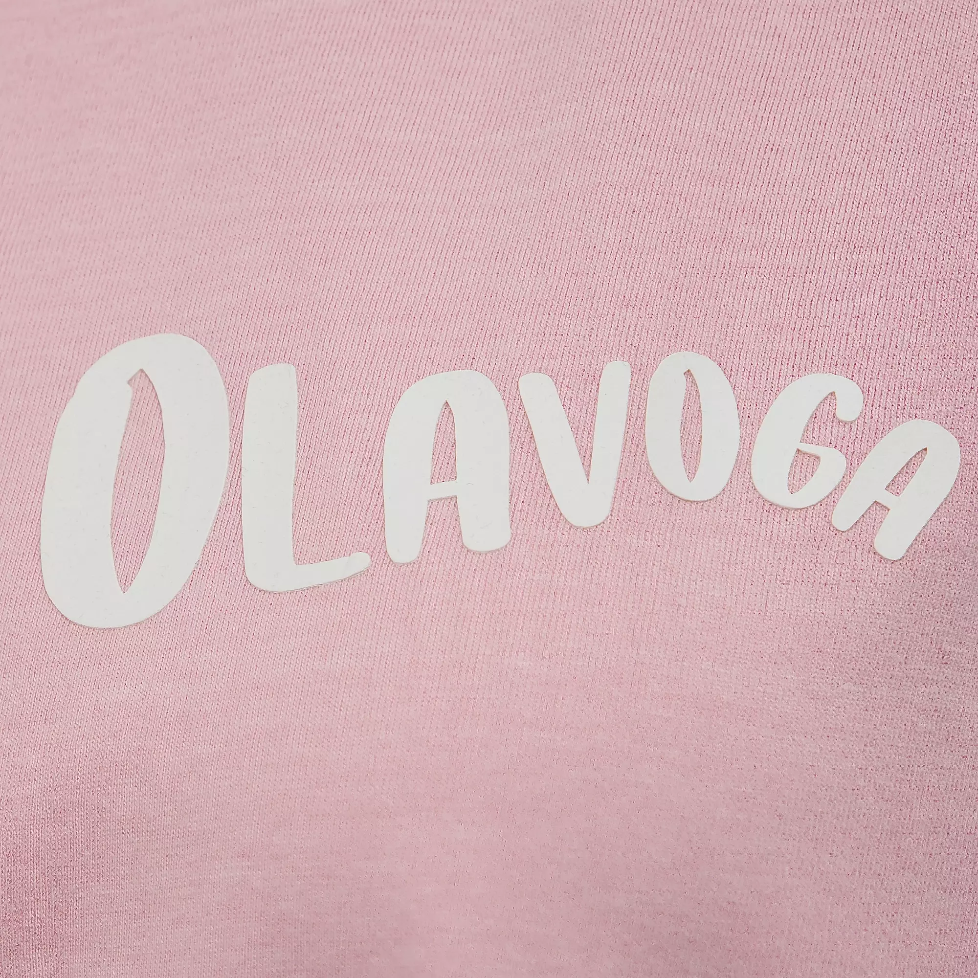 OLAVOGA BABE dámske tričko oversize - ružové