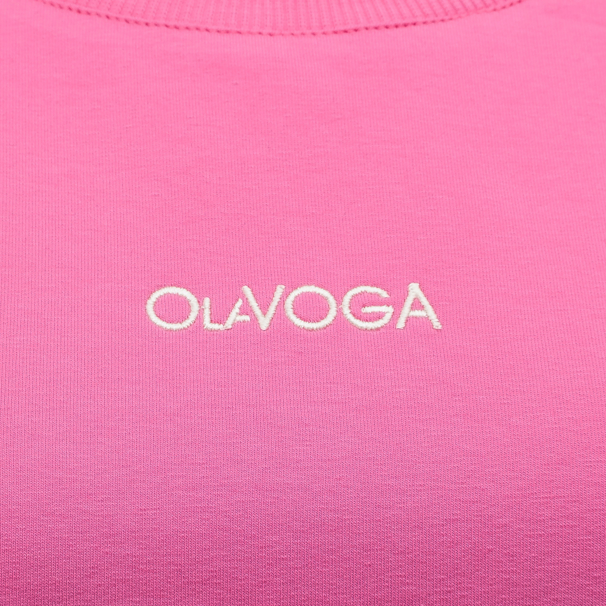 OLAVOGA SOREYA women's oversize T-shirt - Fuchsia