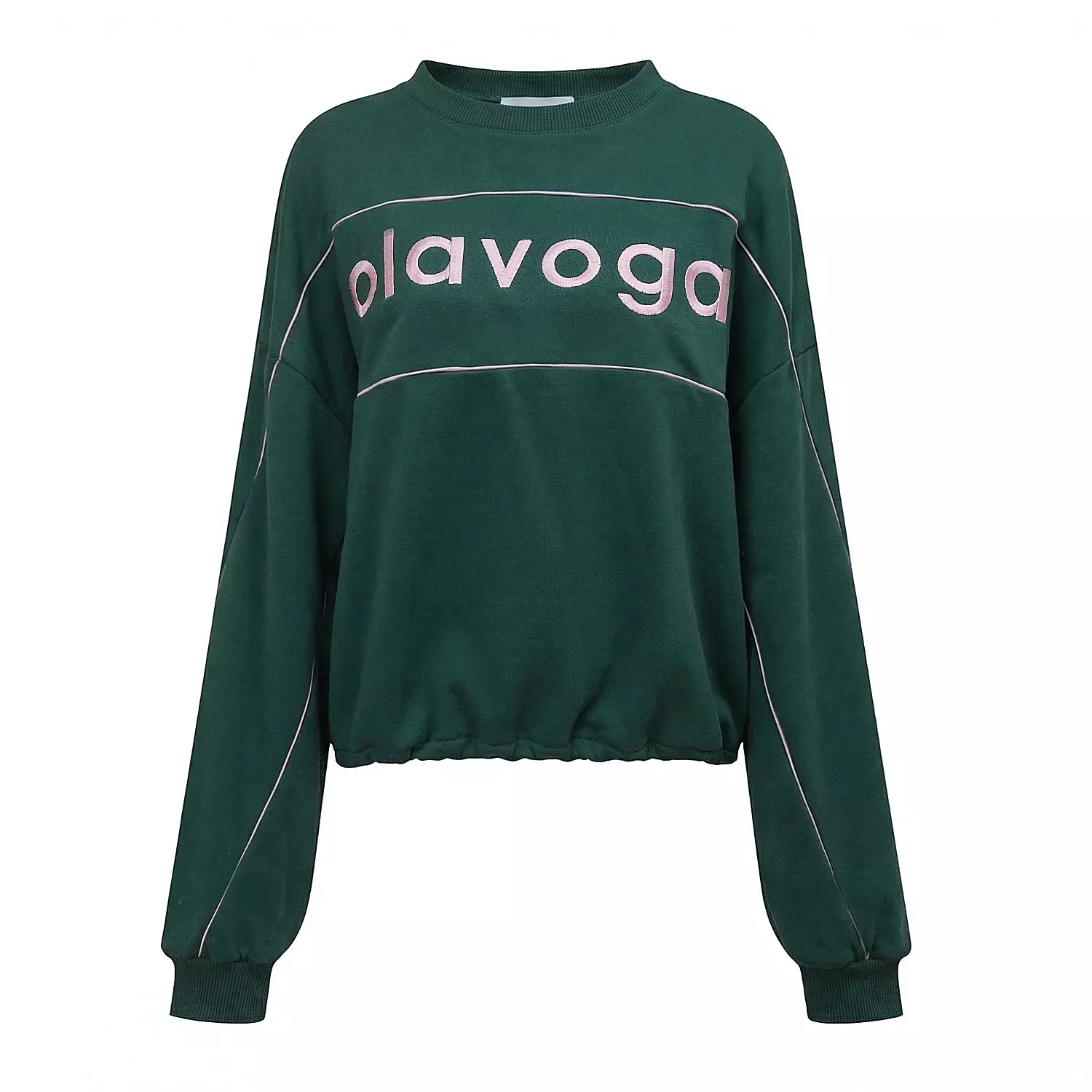 OLAVOGA MELLOW dámská mikina oversize - tmavě zelená