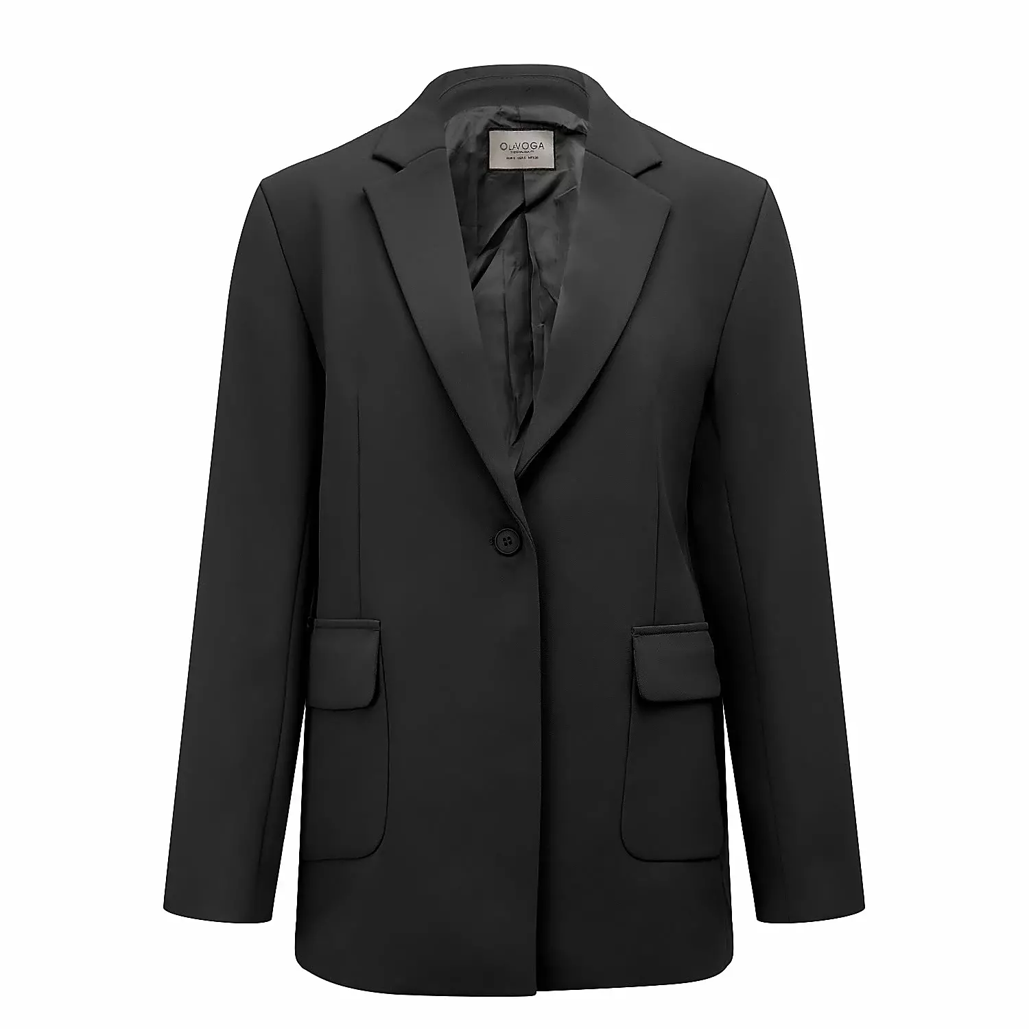Marynarka damska oversize OLAVOGA VALTAR - Czarny