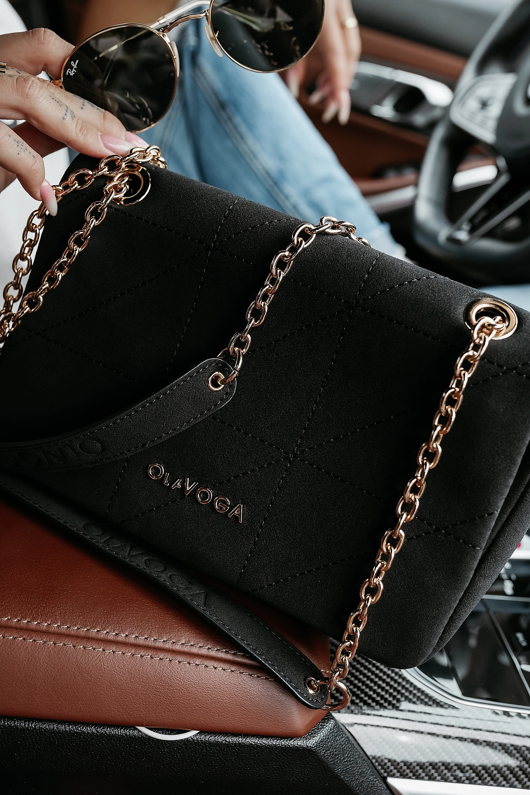 OLAVOGA TERING Damenhandtasche - Schwarz