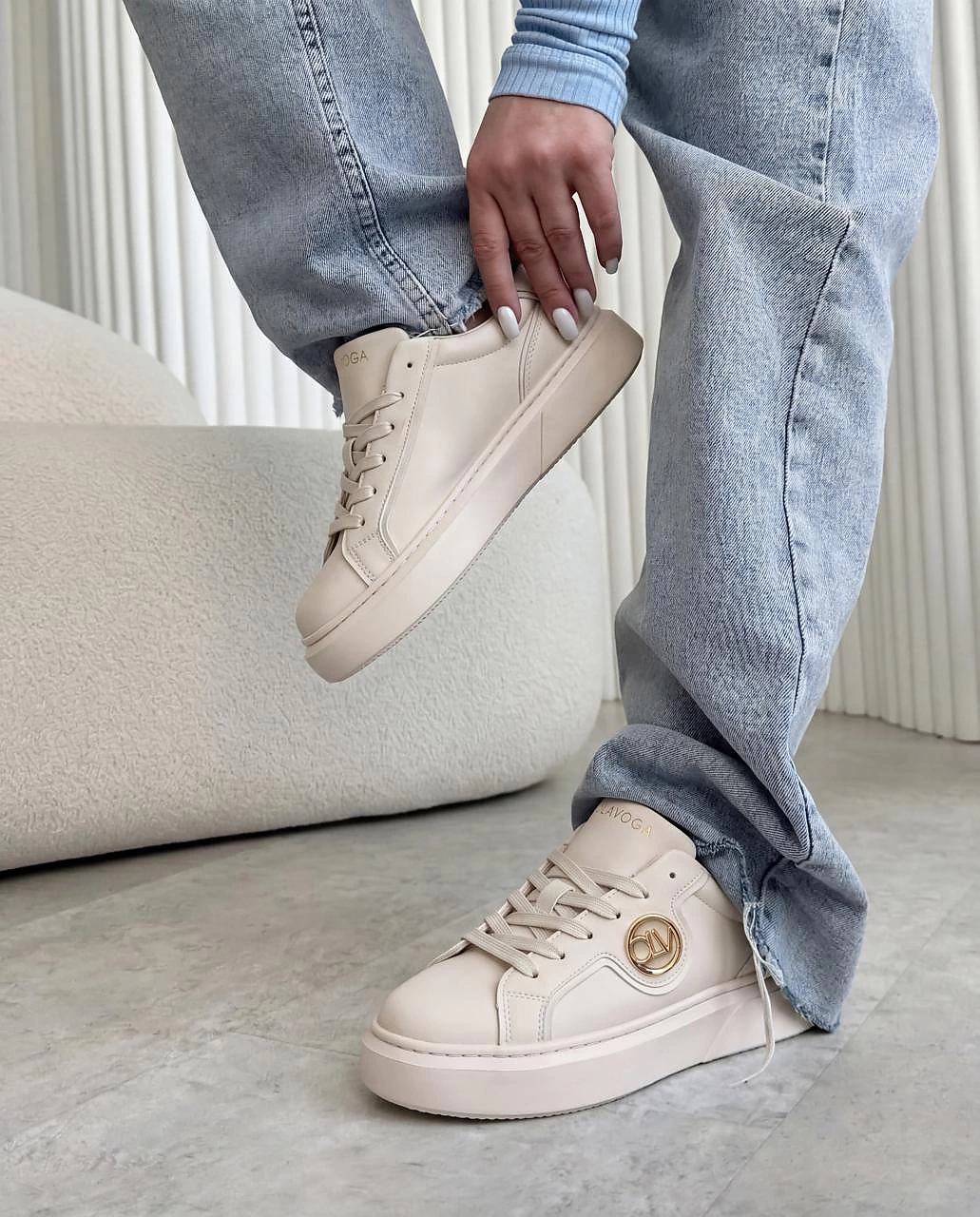 Buty damskie OLAVOGA HALO - Beżowy