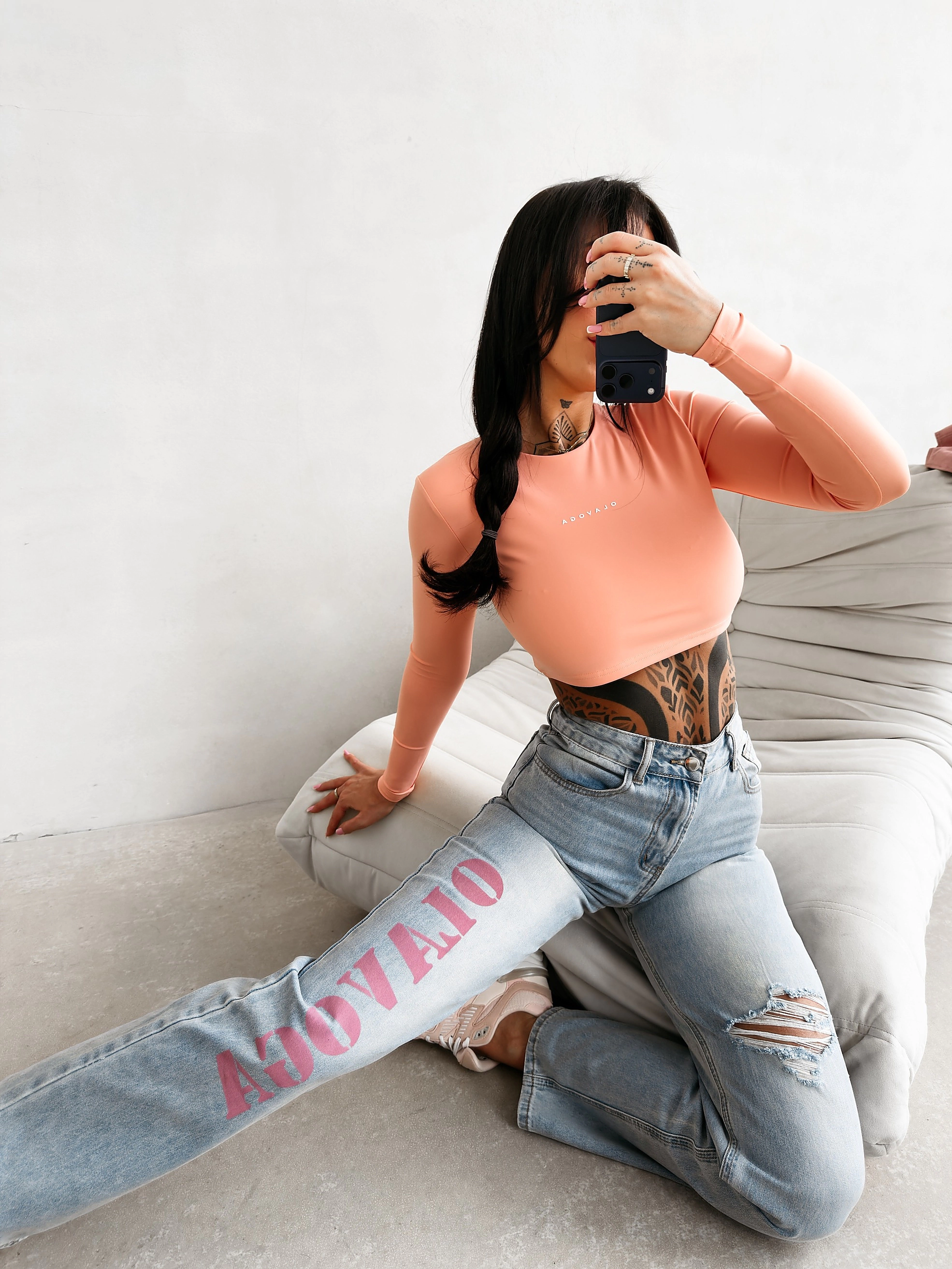 Damen-Jeanshose OLAVOGA LOVERI - Jeans