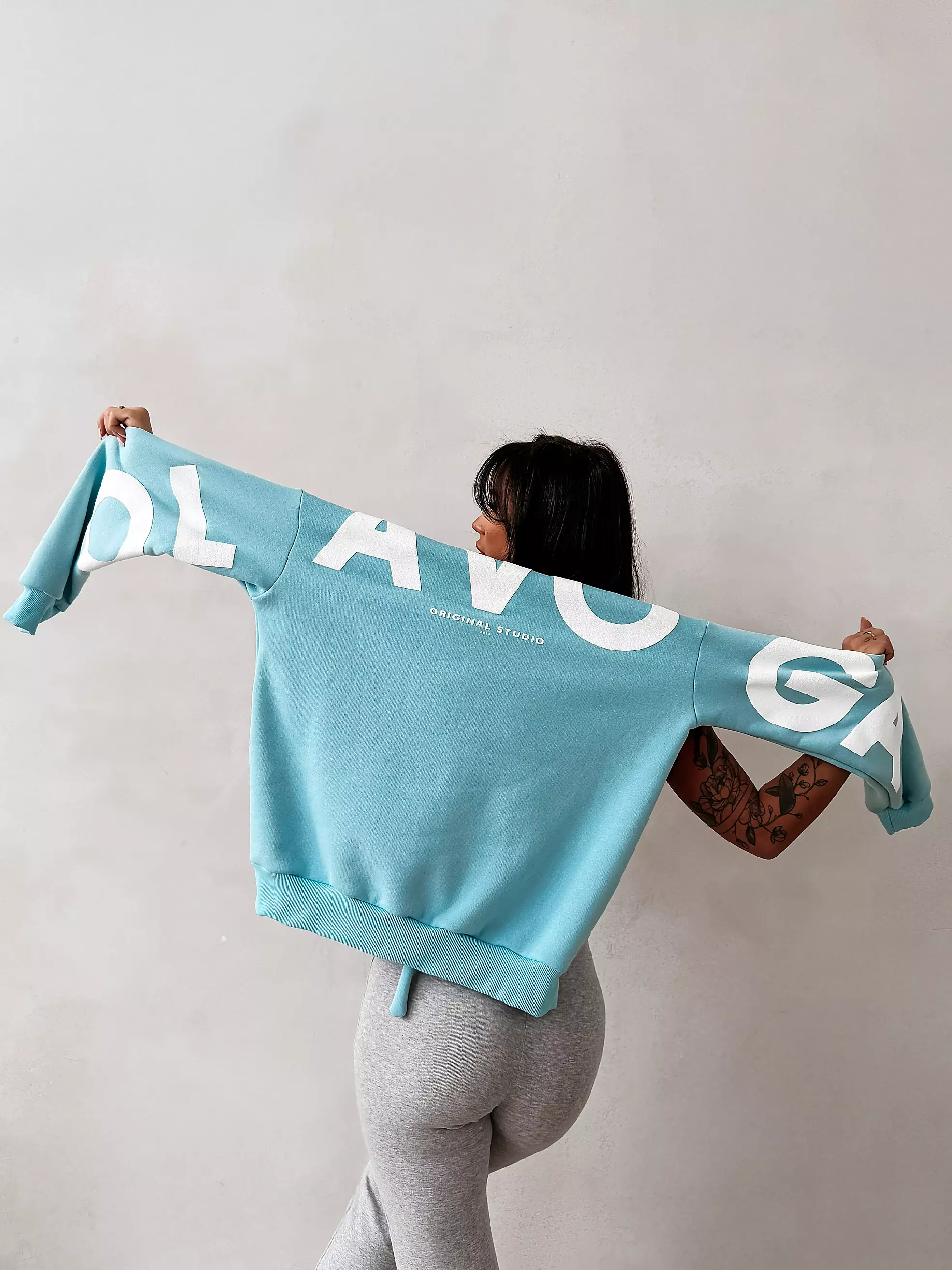 OLAVOGA VINTA women's logo sweatshirt - Blue