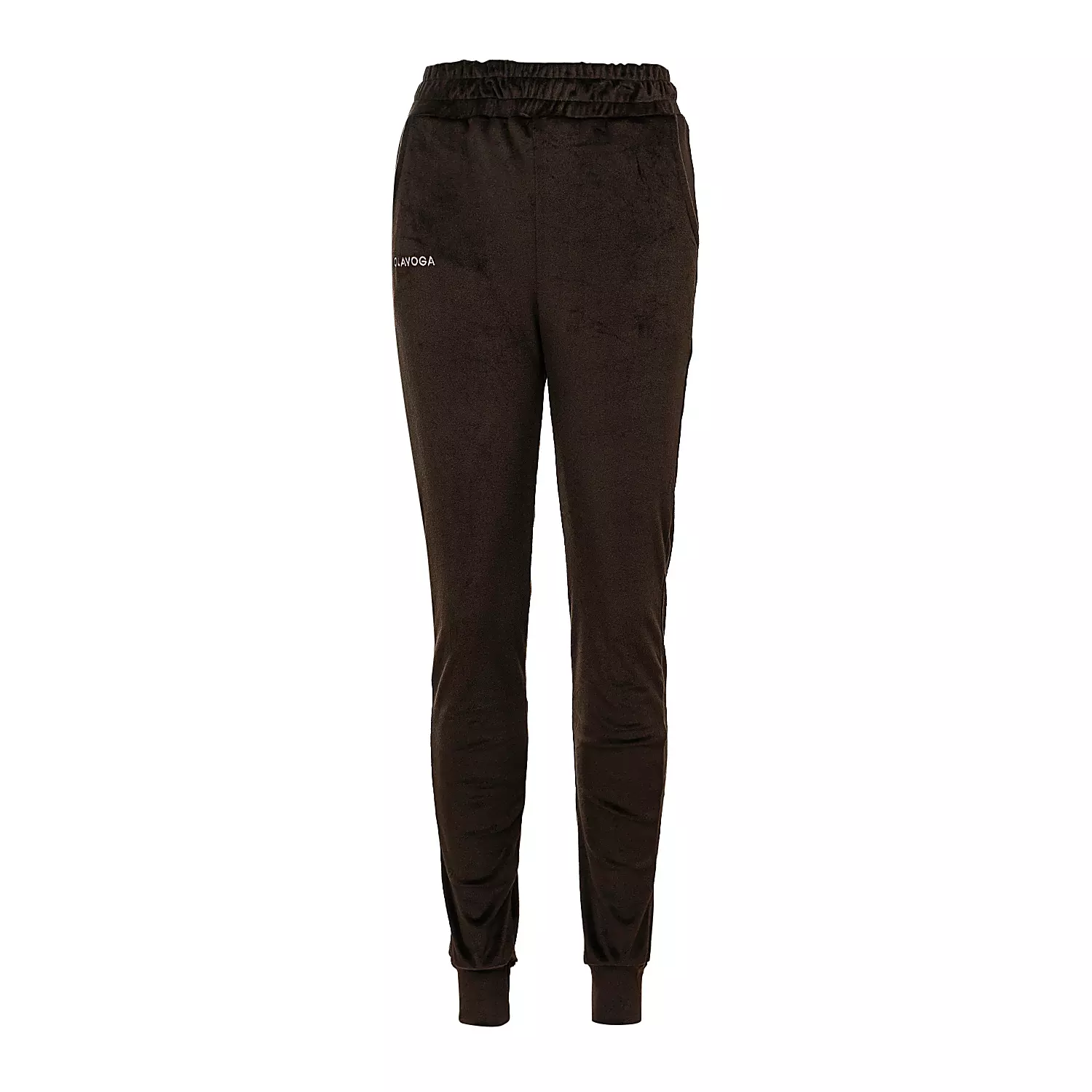 Ladies' velour set OLAVOGA VELVET ASH - Brown