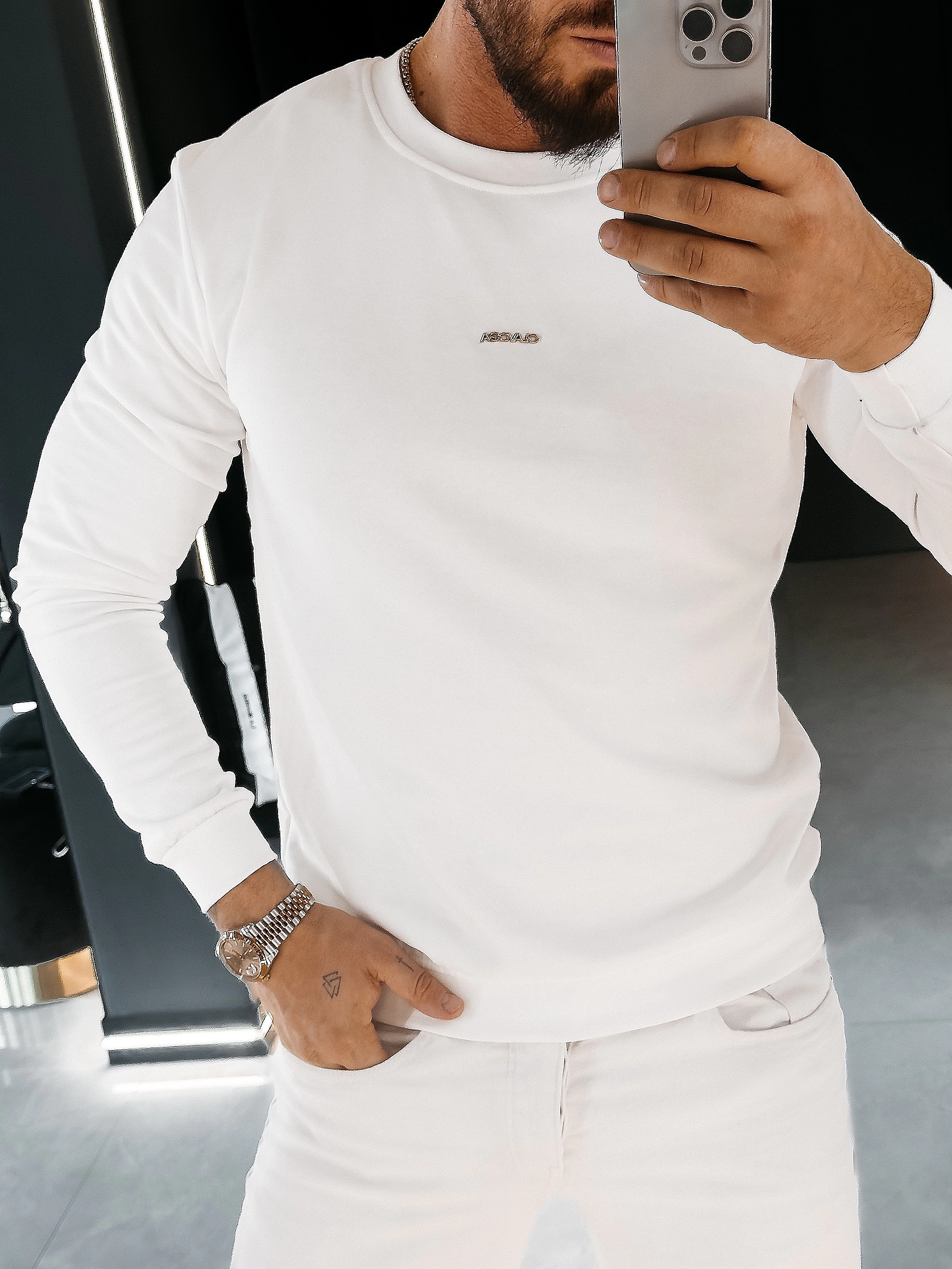 Bluza męska OLAVOGA Men TENGO - Écru